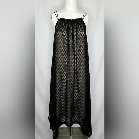 bcbgmaxazria asymmetrical lace dress Maeve Midi Dress Grey Marle main image 0